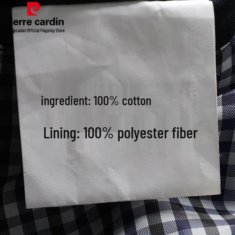 Pierre Cardin Men's 100% Cotton Casual Lapel Jacket