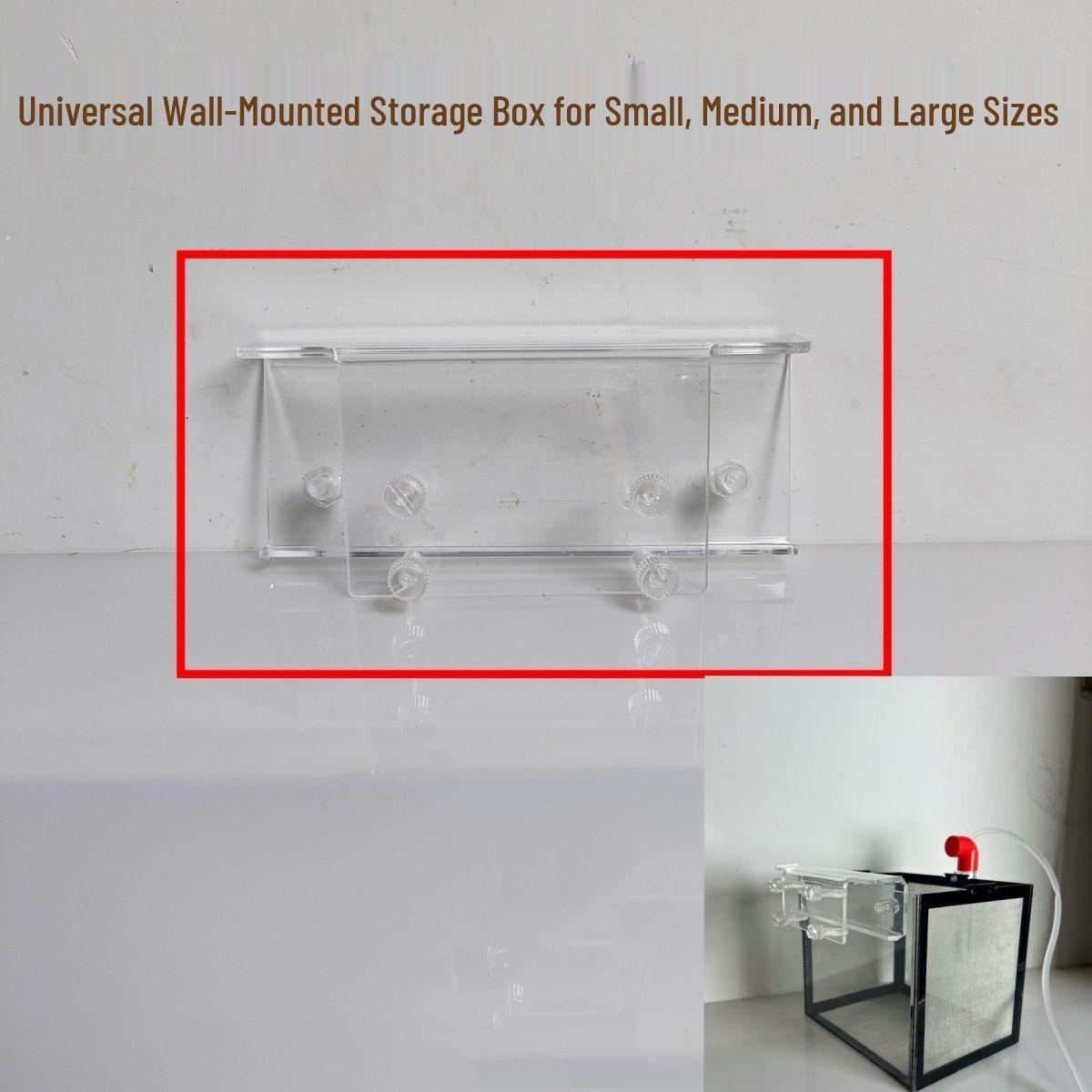 

Acrylic Wall-Mount Isolation Box - Available in Large, Medium, Small Sizes