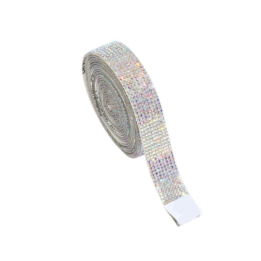 40/60/80 cm Self adhesive Bling Tape Rhinestone Ribbon Sparkling Tape DIY Crafts Gift Wrapping Retro Wedding Party Supplies