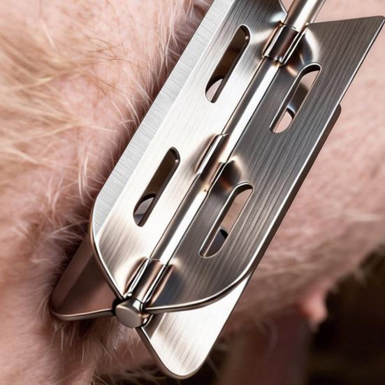 Elektrischer Bohrer Schweinehaarentferner Edelstahl Rotierendes Enthaarungswerkzeug für Schweine Schafe Rinder Universeller Tierhaarschneider für Bauernhof Haus Schlachtung