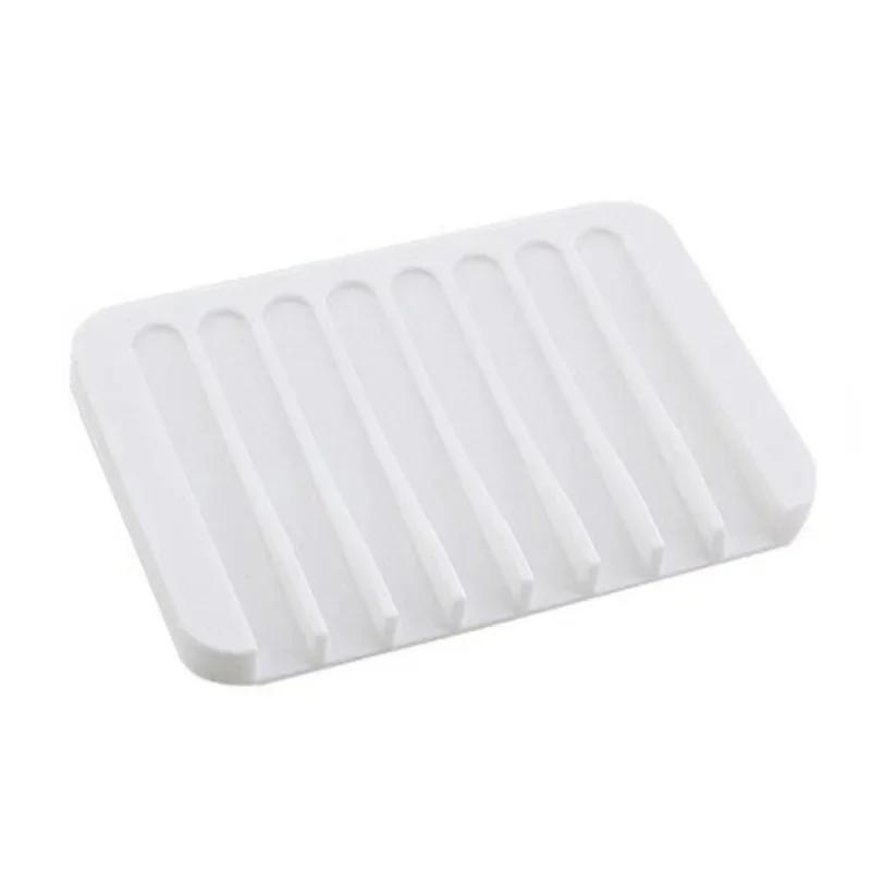 Silicone Soap Holder Creative Soap Box Soap Holder Soap Box Drainage Storage Soap Holder Fixed Bracket Bathroom Accessories
