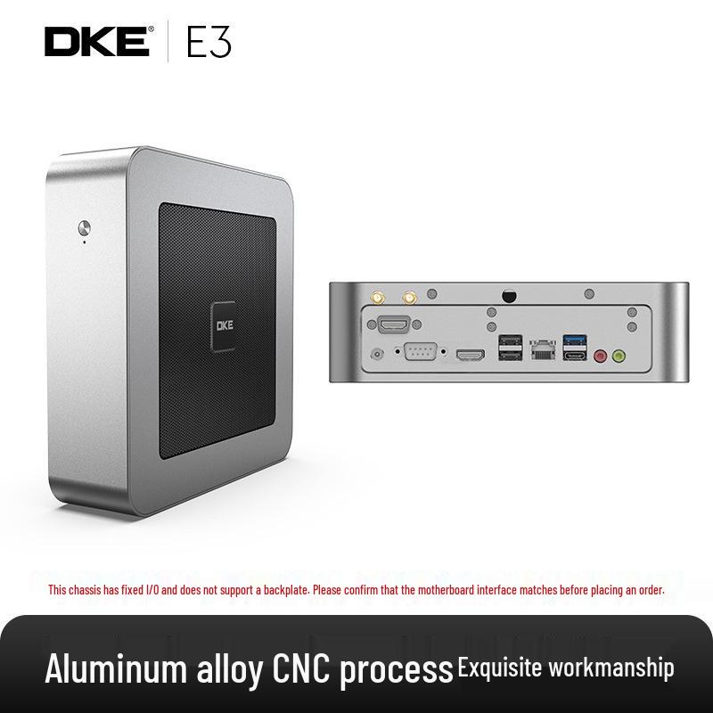 All-Aluminum Mini ITX Desktop Case with Integrated Graphics and DC Power Support