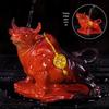 Color-Changing Resin Golden Toad Tea Pet