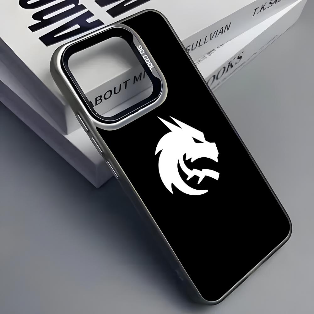 C-CSGO Team G2 F-Faze Spirit Phone Case For iPhone 16 13 15 14 12 11 Pro Max Grey Black Matte Laser Metallic Aurora Funda