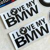 Motorcycle Car Trunk Reflective Decorative Stickers For BMW M Power Performance E28 E30 E34 E36 E46 E60 E90 F84 F87 X1 X3 X5 X6 MPSGW1