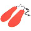 USB Heated Shoe Insoles Foot Warming Pad Mat Heating Insoles for Outdoor Sports RedAU Plug 220V