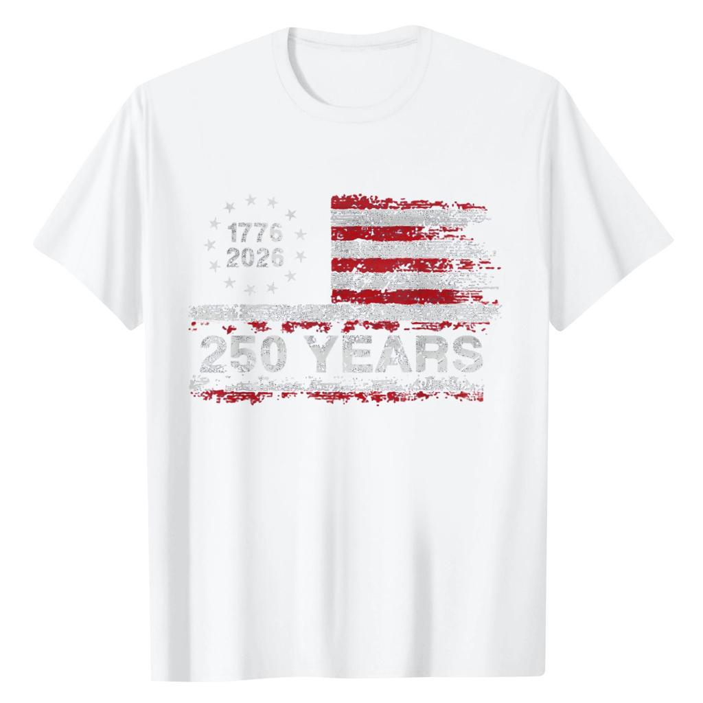 Unisex Round Neck Casual Digital Printed Short Sleeved T-shirt Top