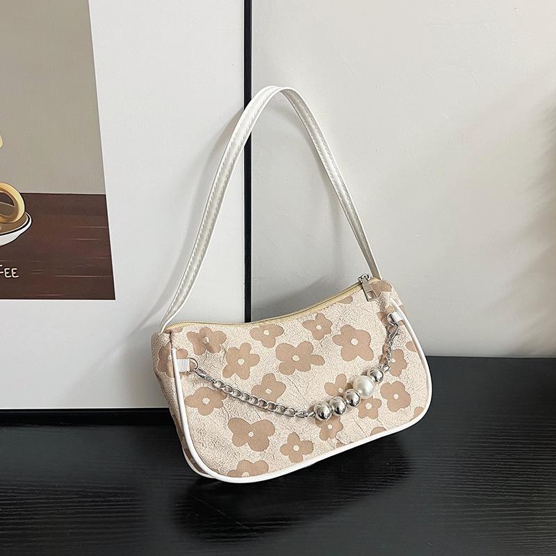 

Нова весняна модна сумка під пахвами з принтом 2024, модна, свіжа, проста, легка корейська версія персоналізованої повсякденної сумки через плече