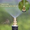 Brass Misting Nozzles Adjustable 1/2 Inch Centrifugal Water Atomizing Spray Nozzle Mist Sprinkler Jet Water Save Sprinklers