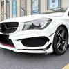 For Mercedes Benz CLA Class C117 AMG Line 2013-2015 Car Front Bumper Splitter Side Spoiler Air Vent Wind Knife Body Kits