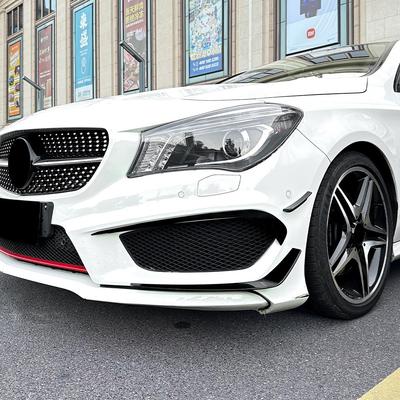 For Mercedes Benz CLA Class C117 AMG Line 2013-2015 Car Front Bumper Splitter Side Spoiler Air Vent Wind Knife Body Kits