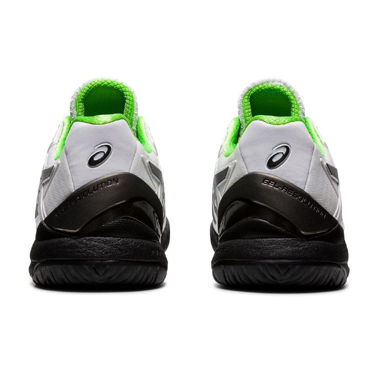 Asics Gel Resolution 8 White Green Gecko Men Sneakers 1041A079-105