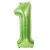 Fruit Green Number Balloon Foil Balloon Party Dress Up Wedding Decoration Birthday Balloon Party Balloons