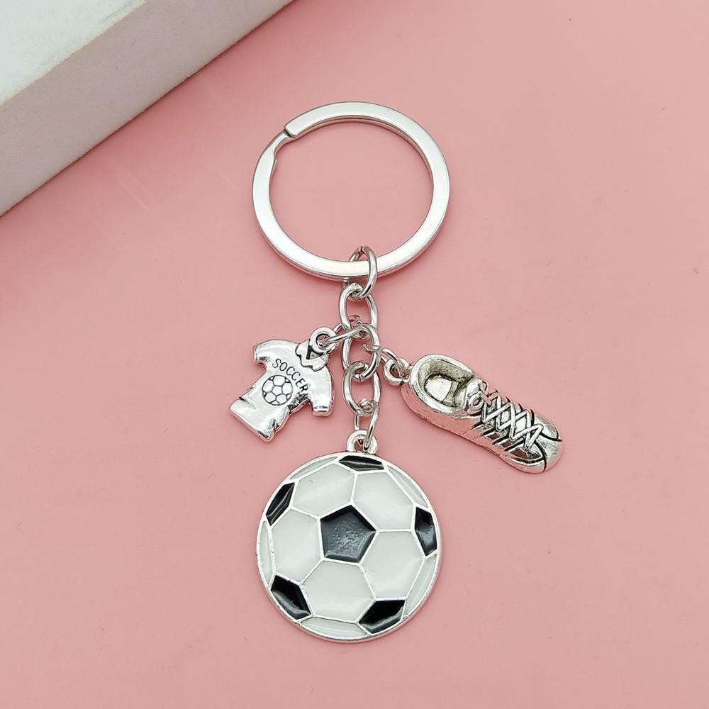 

Creative DIY Sports Ball Football Keychain Bag Accessories