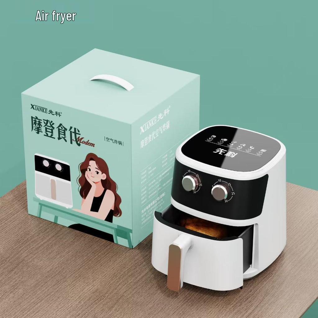 Large-Capacity Oil-Free Multifunctional Smart Air Fryer Oven with Non-Stick Electric Pan