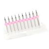 10pcs PCB Print Circuit Board Carbide Micro Drill Bits Tool Set for CNC SMT