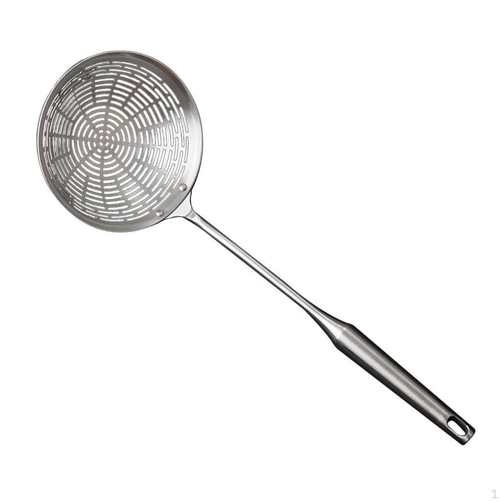 Spider Strainer Cooking Skimmer with Hanging Hole Durable Nonstick Stainless Steel for