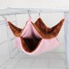 Hammock For Rats Double Thick Plush Warm Bed For Hamster House Nest Sleeping Bag Hanging Tree Beds Guinea Pig Hamster Cage