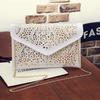Vintage Hollow Out Envelope Bag Small Women Leather Crossbody bag For girl Shoulder bag Messenger bag