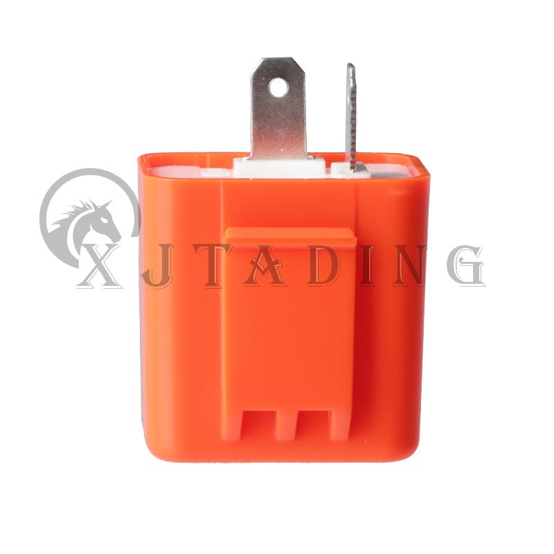 Motorcycle 12V 2 Pin LED Flasher Frequency Relay Turn Signal Indicator Relays Motorbike Safe Lighting Accessories