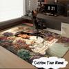 Custom Name Fantasy Labyrinth Adventure Carpet, Chair Rug,Area Rug for Office Bedroom living rooms bedroom, Doormat decor Christmas fan gifts