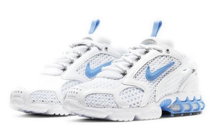 Nike Air Zoom Spiridon Cage 2 Blanc Bleu Université Femme CD3613-100