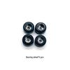Multi-Color Fingerboard Wheels with Bearings - 4-Pack Professional Upgrade