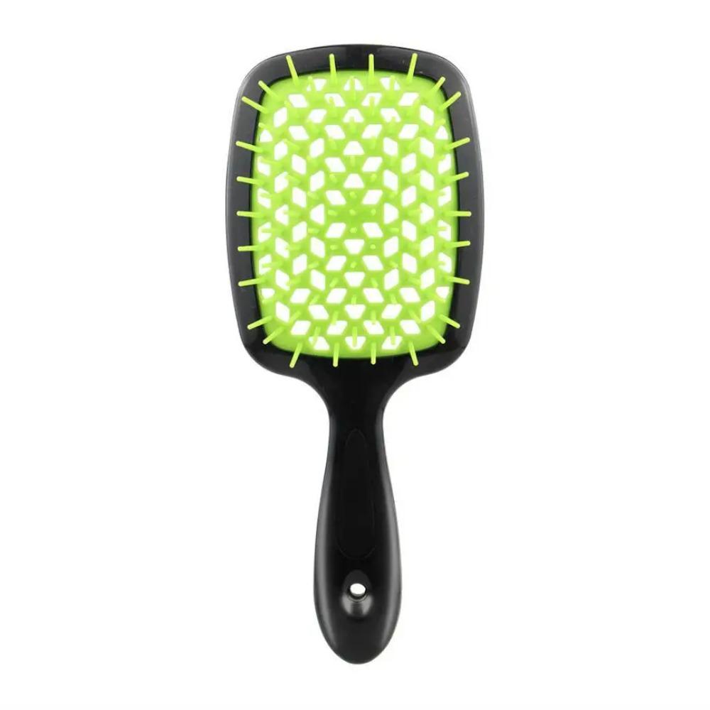 New Square Hollow Hair Comb Scalp Massager Simple Rib Hairbrush Demelant Brush Detangling Comb Fluffy Hairdressing Style Tool