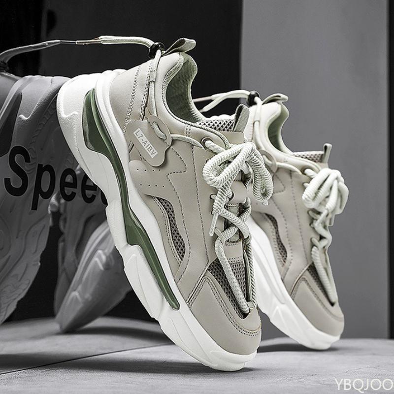 Fashion New men's shoes are fashionable versatile breathable thick soled height increasing sporty casual simple comfortable