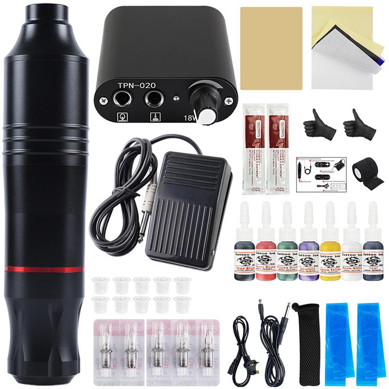 Lichen No. 6 Tattoo Pen Set: Motorized Lining & Shading Equipment