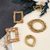 50pcs Vintage Mini Baroque Picture Frame Set Small Baroque Resin Jewelry Holder Mini Rectangle Display Table Wall Hanging Decor