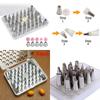 Stainless Steel Piping Tips Set For Cake Decorating With Reusable Bags For Baking Enthusiasts