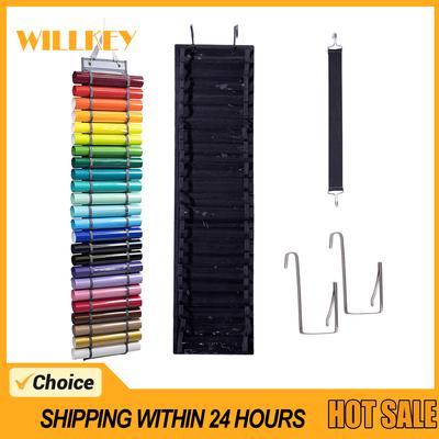 Support de Rangement Vinyle Sac Suspendu Étagère de Rangement Rouleaux Vinyle Organisateur Film de Transfert Thermique Poche Suspendue Derrière La Porte Maison
