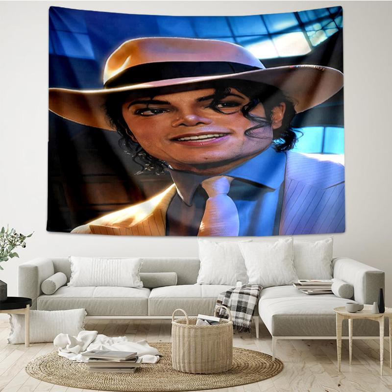Michael Hat Tapestry, Unique Design Tapestry, Wall Decor for Bedroom,Livingroom, Playroom,Heartwarming Fan Holiday Gifts