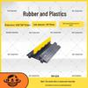 Durable Road Crossing Cable Protector: Anti-Crush Rubber Trunking Cover for Floor Protection