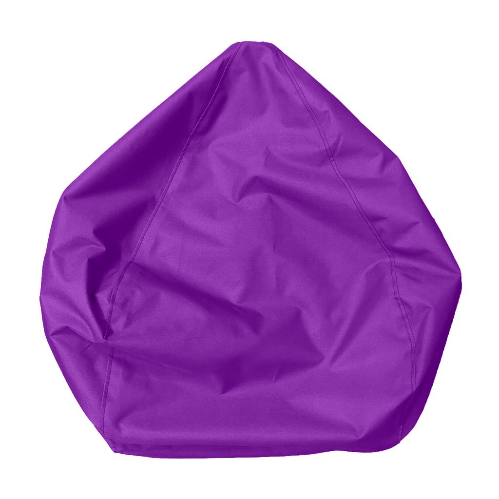 2Pieces Purple + Pink Extra Large Kids Stuffed Animals Storage Bean Bag Cover (Waterproof)