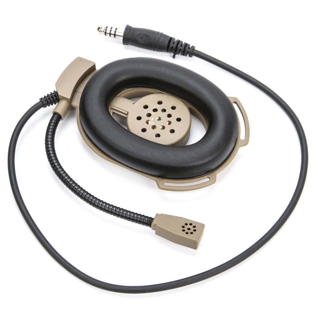 Military Headset Noise Reduction 2 Way Radio Headset with U94 PTT for Outdoor Military