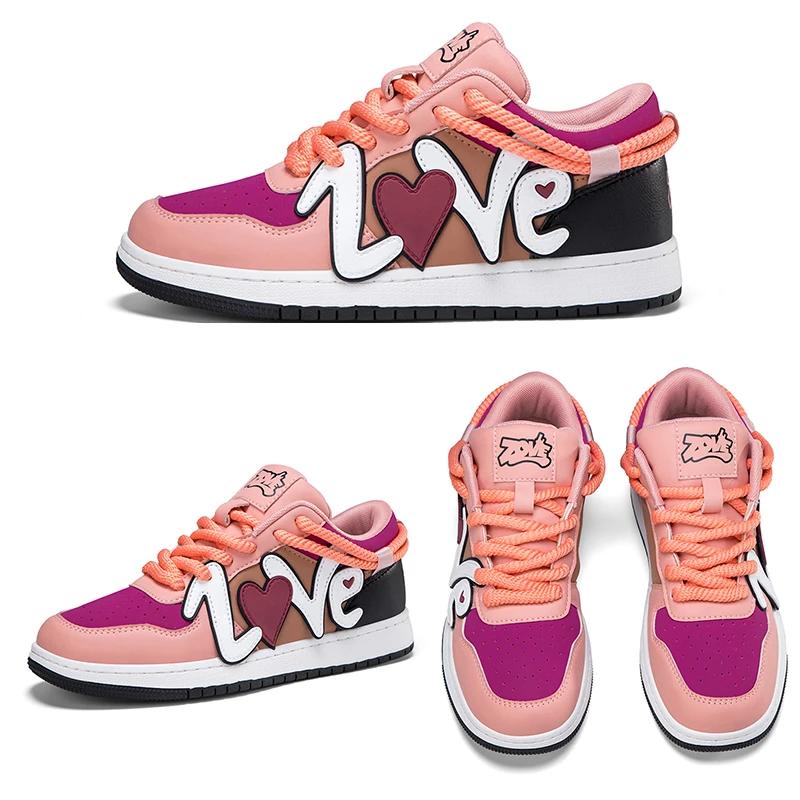 

Последняя высококачественная повседневная мужская женская спортивная обувь с модным и трендовым дизайном, универсальная и персонализированная обувь для скейтборда 36