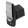 Hexagonal Pool Cue Chalk Box with Magnetic Clip 6063 Aluminum Black Lightweight Magnetic Portable Billiard Chalk Case for Billiard Cue