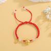 Chinese Style Snake Animal Bracelet Lucky Rope Braided Hand Rope Snake Year Bracelet  New Year