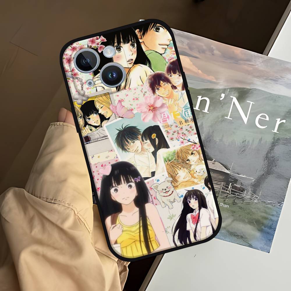 K-Kimi Ni T-Todoke Sawako Phone Case For IPhone 1716 15 14 13 Pro Max 11 12 Mini X Xs XR Black Silicone Cover