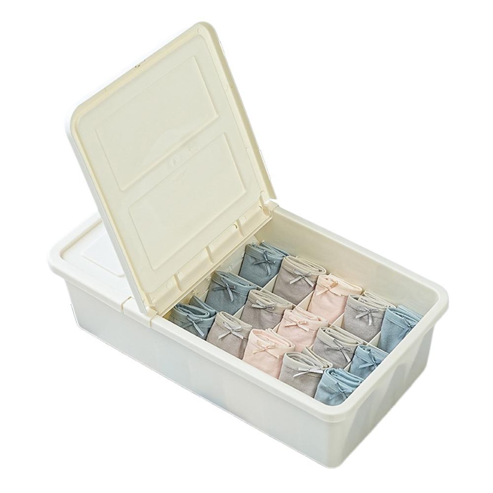 White Underwear Storage Box Thickened Cabinet Organizer Creative Storage Case Sock Underpants Bras