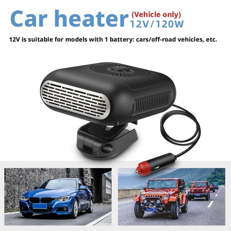 Portable 360 Rotating Car Heater and Cooler 2 In 1 12V /4V Electric for Windshield Defrost Defog Universal Car Truck Accessories