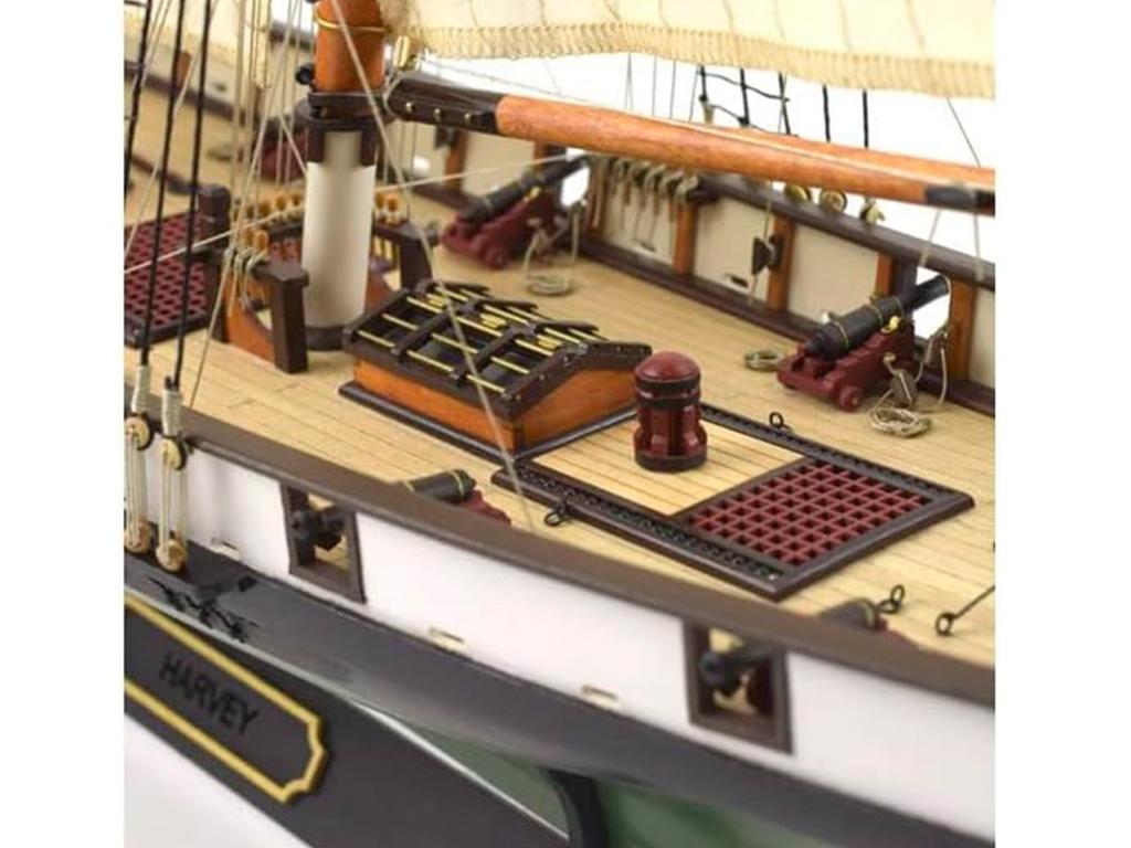 Latina Wooden model ship kit American Schooner Harvey Model 22416 Scale Model to build Medium level Artesanía - - - 160 - -