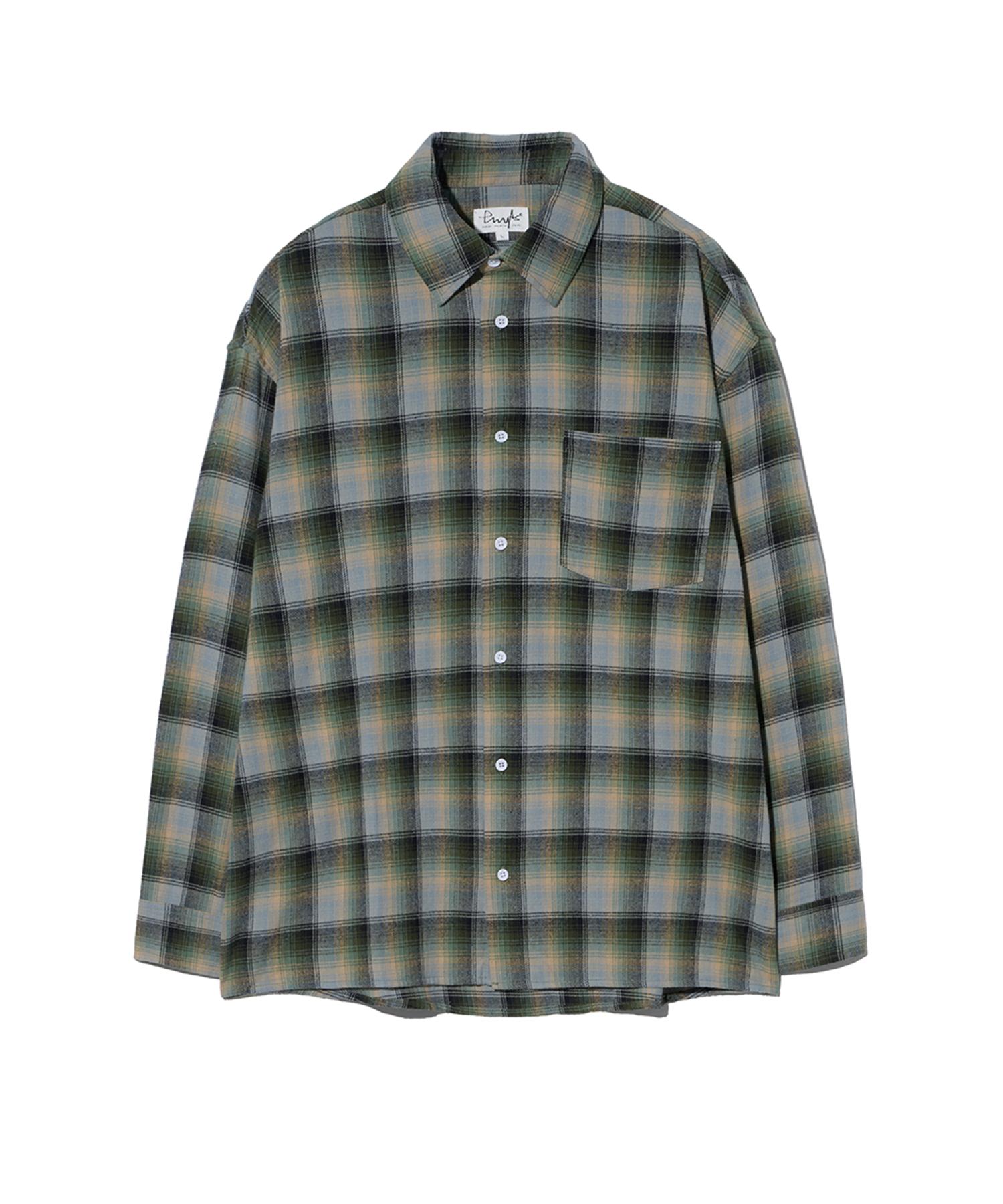 Фланелевая рубашка в клетку тартан Chiefs_Зеленая Green/S