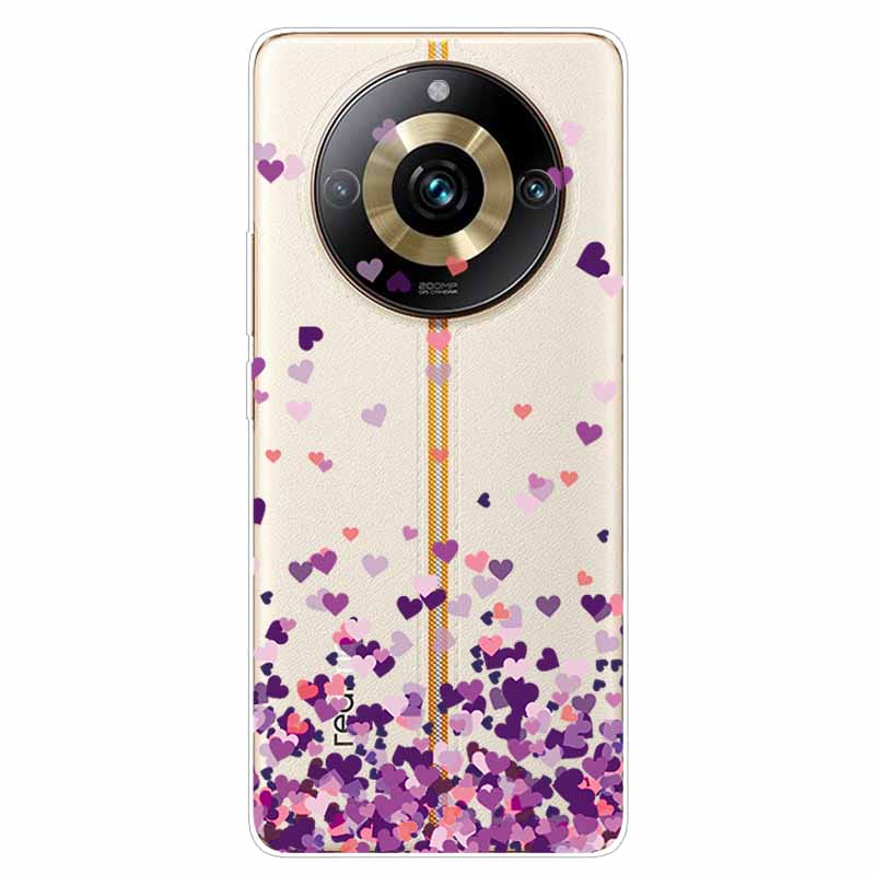 For Realme 11 Pro+ Plus 5G Case Transparent Cute Soft Silicone TPU Coque for Realme 11 Pro Phone Cover Realme11 Pro Plus Clear