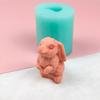 3D Easter Rabbit Silicone Candle Mold for Resin Clay Chocolate Decorating Tool