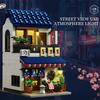 1130PCS Japanese Izakaya Building Blocks City Streetview Model Bricks Desktop Decoration Kids DIY Educational Toys Holiday Gifts