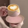 Light Luxury Ceramic Coffee Cup and Saucer Gift Set