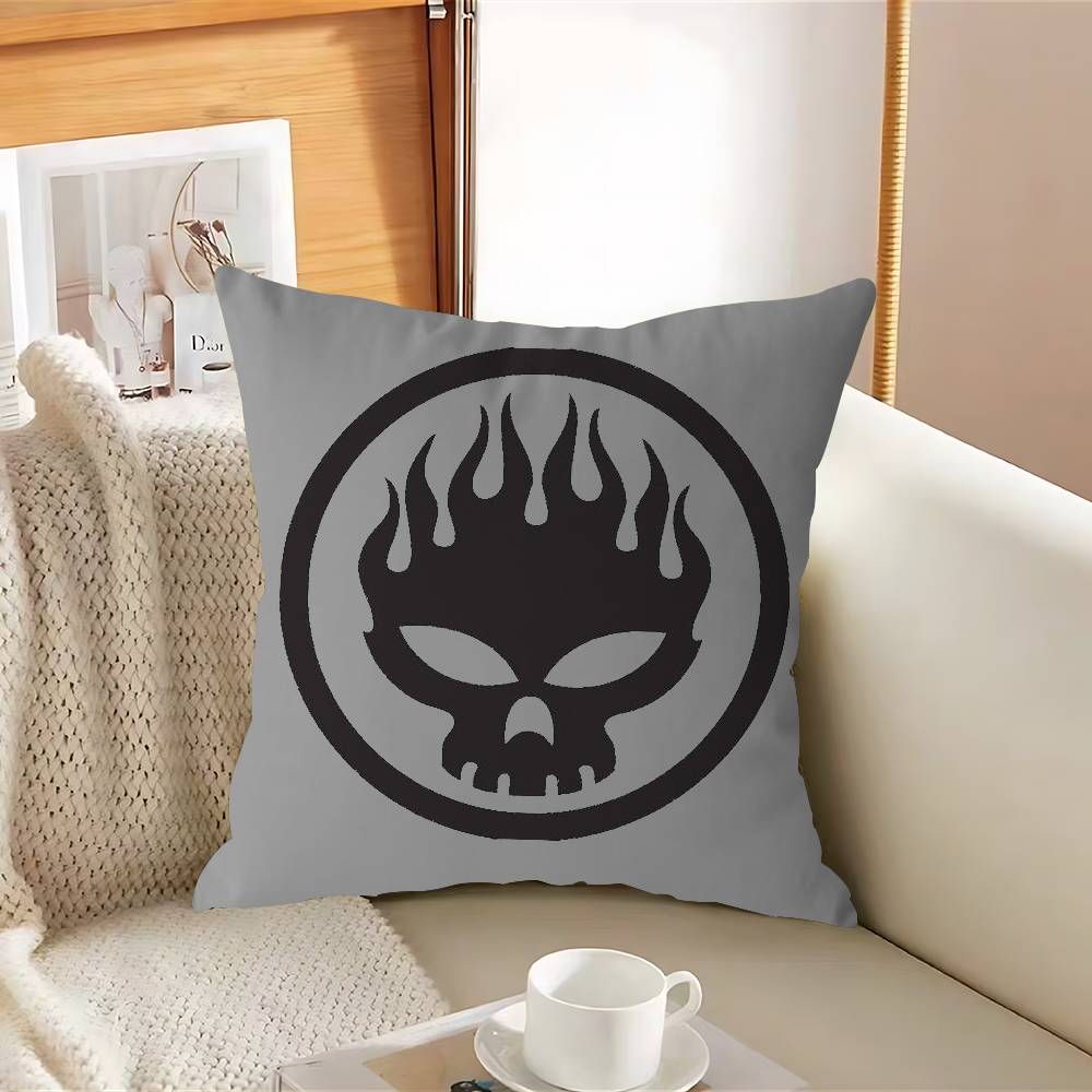 P-PunkS R-Rock The Offspring Logotyp Kuddfodral Avtagbart Tvättbart Kuddöverdrag – Helt Säsongsbetonat Mjukt Linne